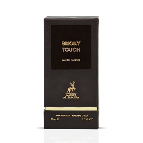 Smoky Touch Eau de Parfum Spray 80ml (2.7 oz) by Maison Alhambra | Smoky Indulgence With A Gourmand Heart - Intense Oud