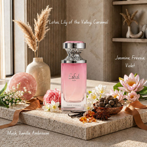 Eshal Musk & Nada Wink Eau De Parfum Spray 100ml (3.4 oz) By Paris Corner (Bundle)