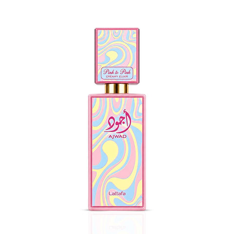 Ajwad Pink to Pink Creamy Elixir Eau de Parfum Spray 60ml (2.0 oz) by Lattafa