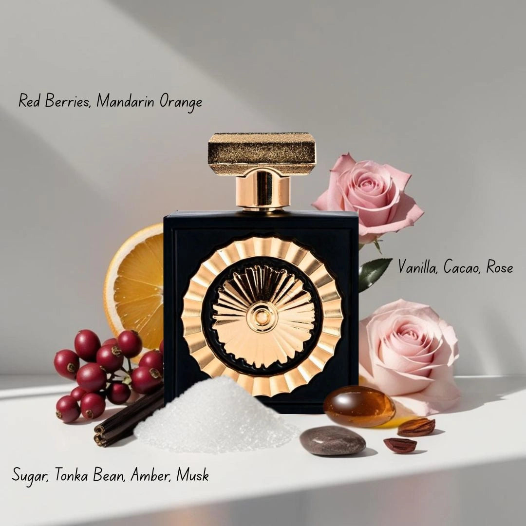 Lattafa Pride Nebras 3-Piece Eau de Parfum Gift Set | Juicy Berries Drizzled in Molten Chocolate (Gift Set) - Intense Oud