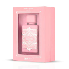 Bad'ee Al Oud Noble Blush Eau De Parfum Spray 100ML (3.4 OZ) By Lattafa | A Sweet, Creamy Floral Fragrance With Woody Notes. - Intense Oud