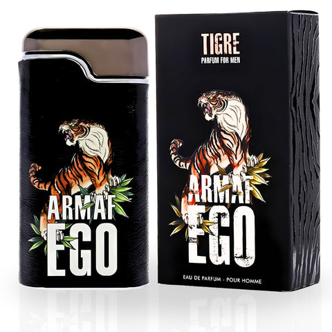 Ego Tigre Parfum For Men EDP Spray 100ML (3.4 OZ) By Armaf | Experience The Aquatic Freshness Of This Sensual Fragrance. - Intense Oud