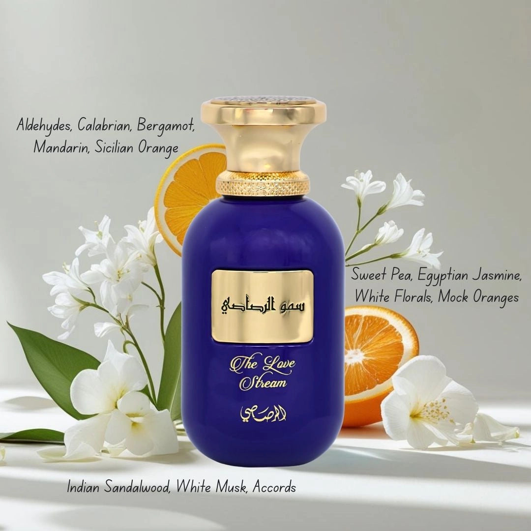 Somow Al Rasasi The Love Stream, Latona & Once Upon an Evening Eau de Parfum Sprays 100ml (3.4 oz) by Rasasi | A Symphony of Radiance, Warmth & Timeless Elegance (Bundle) - Intense Oud