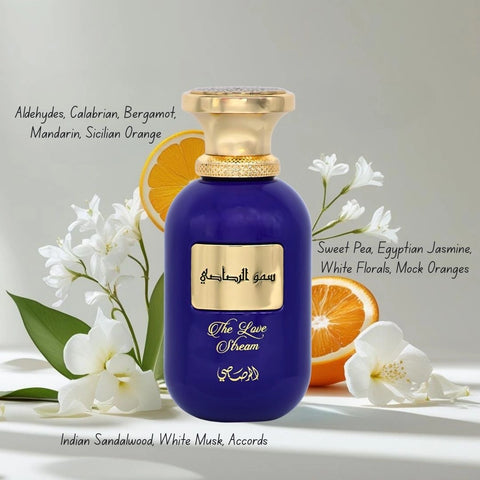 Somow Al Rasasi The Love Stream, Latona & Once Upon an Evening Eau de Parfum Sprays 100ml (3.4 oz) by Rasasi | A Symphony of Radiance, Warmth & Timeless Elegance (Bundle) - Intense Oud