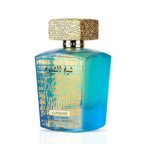 Sheikh Al Shuyukh Supreme Eau de Parfum Spray 100ml (3.4 oz) by Lattafa - Intense Oud