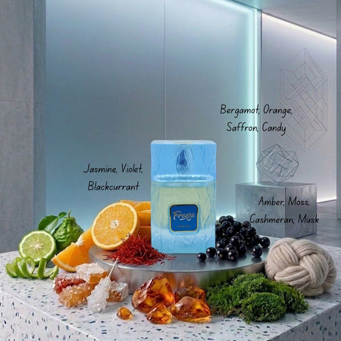 Freeze by Riiffs & Hawas Ice by Rasasi Eau de Parfum Sprays 100ml (3.4 oz) (Bundle)
