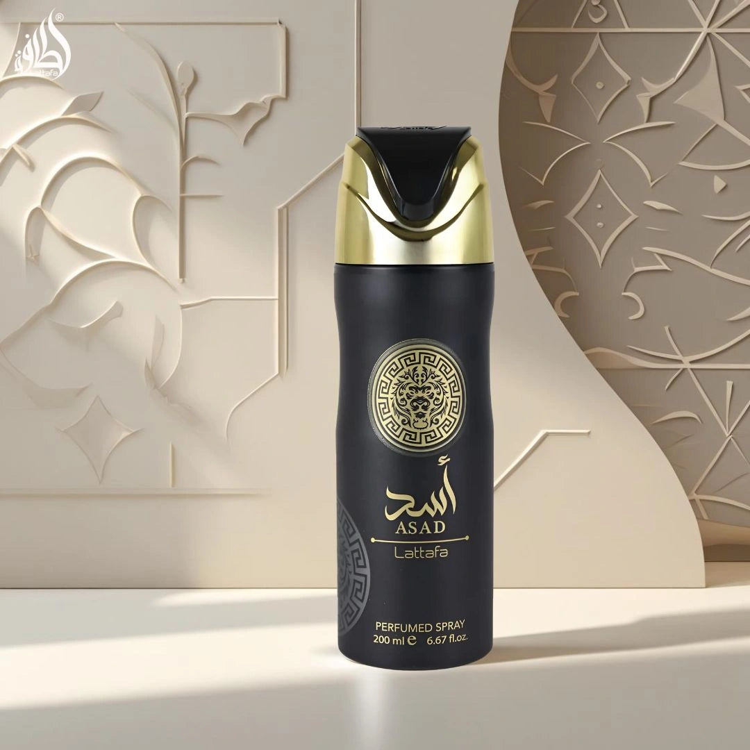 Asad Deodorant Spray 200ML (6.67 OZ) by Lattafa | Best Scent For a Lasting Impression. - Intense Oud