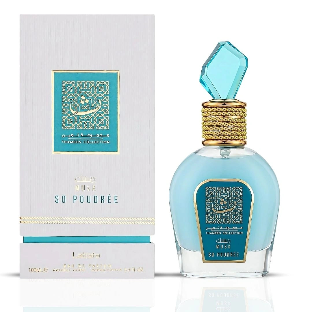 Candy Rose, Musk So Poudrée & Sugar Plum — Thameen Collection Eau de Parfum Sprays 100ml (3.4 oz) by Lattafa | Fruity Florals, Powdery Softness & Musky Warmth for Everyday Grace. (Bundle)