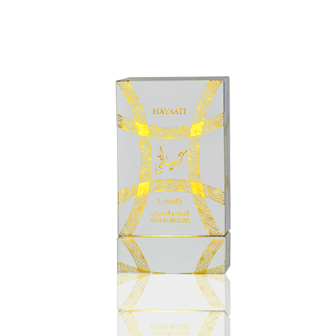 Hayaati Gold Elixir for Women EDP - 100ML by Lattafa - Intense oud