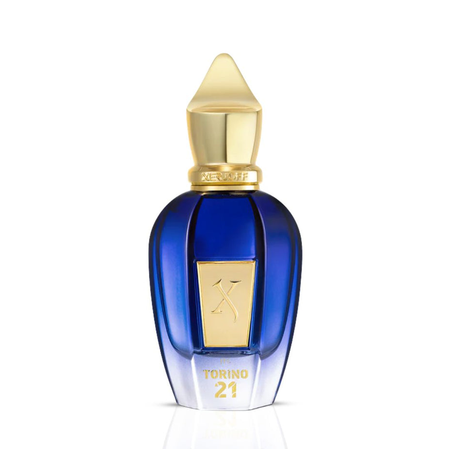 Xerjoff Torino21 Eau de Parfum Spray 50ml bottle, elegant design, showcasing the luxury fragrance packaging.