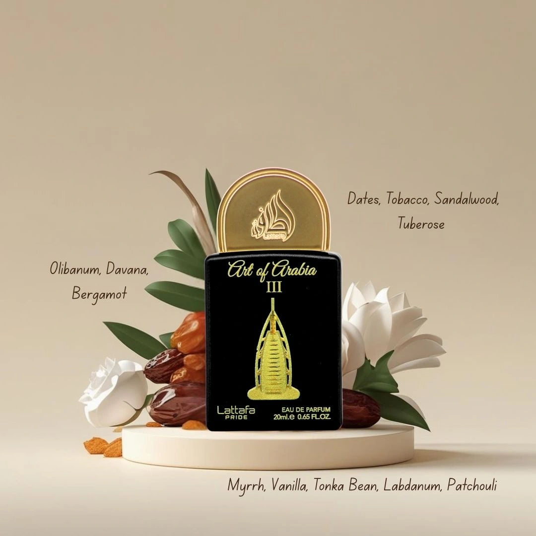Lattafa Pride Eau de Parfum Gift Set Collection No.4 (5 x 20ml) | Versatile Luxury for Every Moment (Gift Set) - Intense Oud