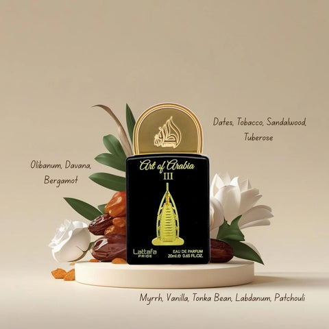 Lattafa Pride Eau de Parfum Gift Set Collection No.4 (5 x 20ml) | Versatile Luxury for Every Moment (Gift Set) - Intense Oud