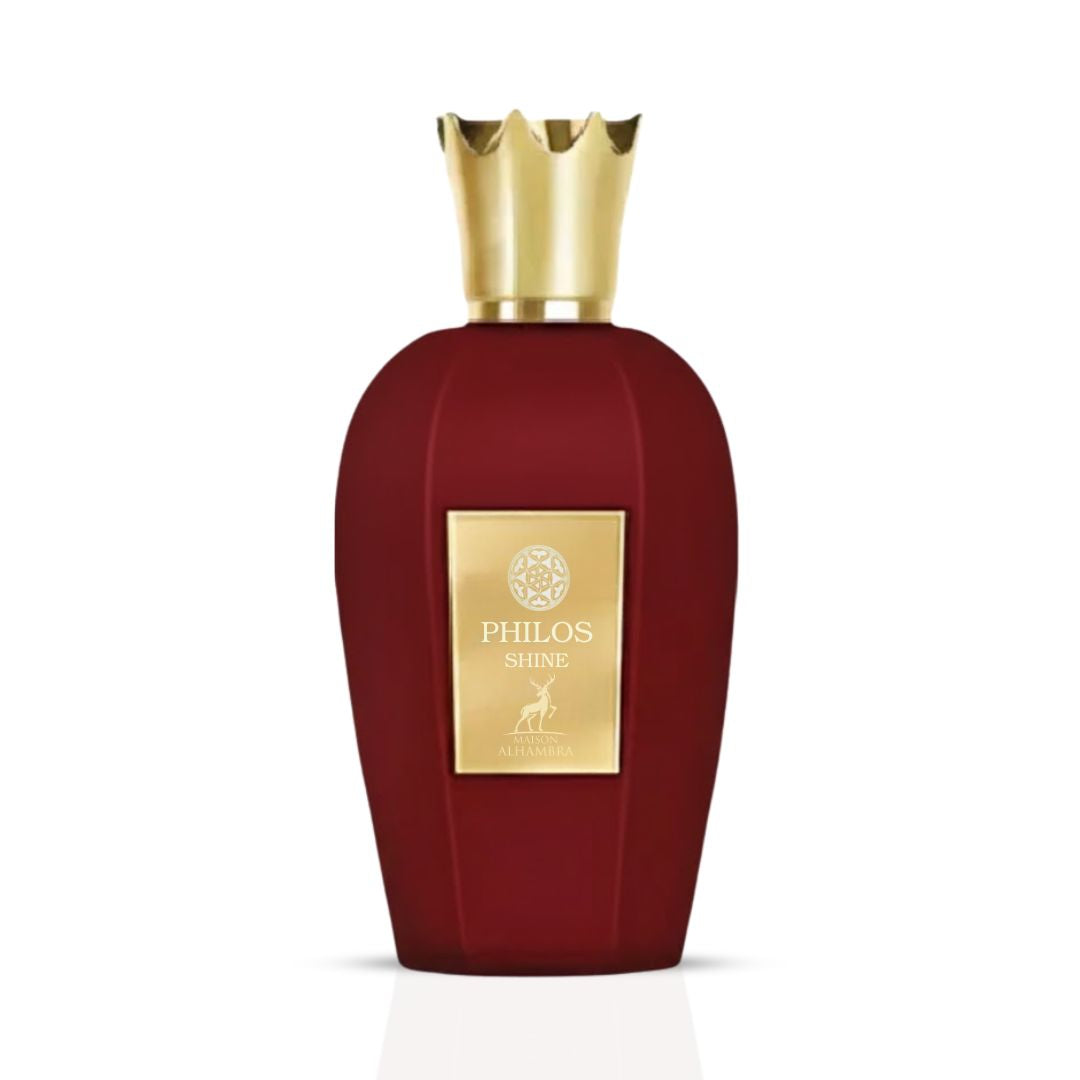 AUCTION Philos Shine Eau de Parfum Spray 100ml (3.4 oz) by Maison Alhambra (Velvet Pouch)