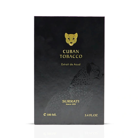 Cuban Tobaco Extrait de Aoud 100ml (3.4 oz) by Surrati | Spiced Florals & Smoky Woods in Perfect Balance - Intense Oud