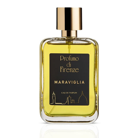 Profumo di Firenze Maraviglia Eau de Parfum spray 100ml bottle with elegant packaging and floral accents.