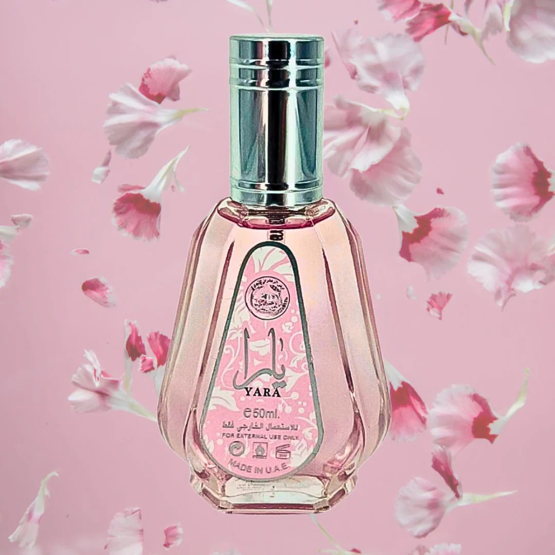 Yara EDP Spray 50 ML (1.7 OZ) & Yara Roll-On Perfume Oil CPO - 10ML (0.34 OZ) By Ard Al Zaafaran | Experience the Floral Elegance. (MAJESTIC BUNDLE) - Intense Oud
