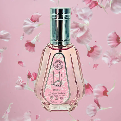 Yara EDP Spray 50 ML (1.7 OZ) & Yara Roll-On Perfume Oil CPO - 10ML (0.34 OZ) By Ard Al Zaafaran | Experience the Floral Elegance. (MAJESTIC BUNDLE) - Intense Oud