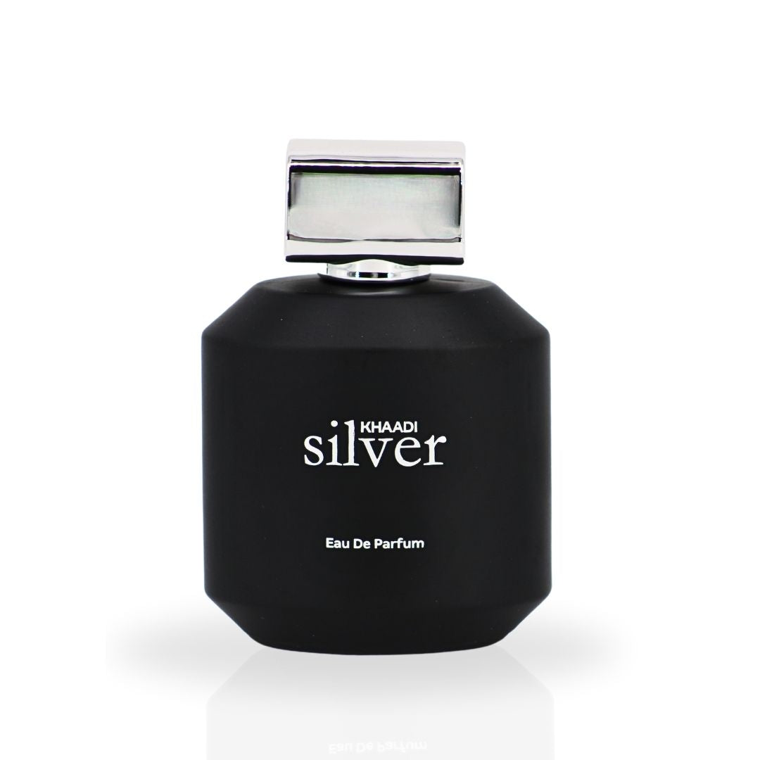 Silver EDP Spray 100ML (3.4 OZ) by Khaadi | Long Lasting, Refreshing, Citrusy, Powdery, Sweet Perfumes. - Intense Oud