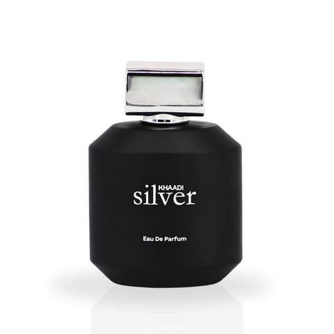 Silver EDP Spray 100ML (3.4 OZ) by Khaadi | Long Lasting, Refreshing, Citrusy, Powdery, Sweet Perfumes. - Intense Oud