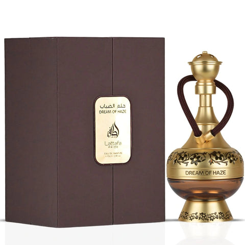 Dream of Haze Eau De Parfum Spray 100ml (3.4 oz) by Lattafa Pride | Sweet, Smoky, Spellbinding - Intense Oud