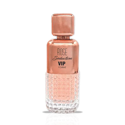 Rose Seduction VIP Pour Femme Eau De Parfum Spray 100ML (3.4 OZ) By Maison Alhambra | A Sparkling Blend Of Floral Elegance With A Warm, Musky & Woody Finish. - Intense Oud