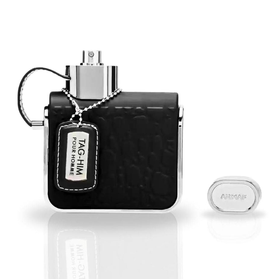 Armaf Tag Him EDP Spray 100ml, a sleek bottle of men's Eau De Toilette with a sophisticated fragrance appearance.