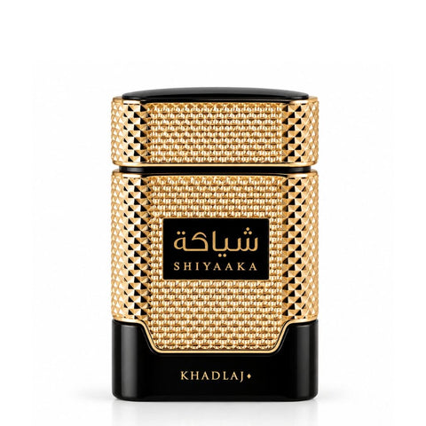 Khadlaj Shiyaaka Gold Eau de Parfum Spray 100ml bottle against a clean background