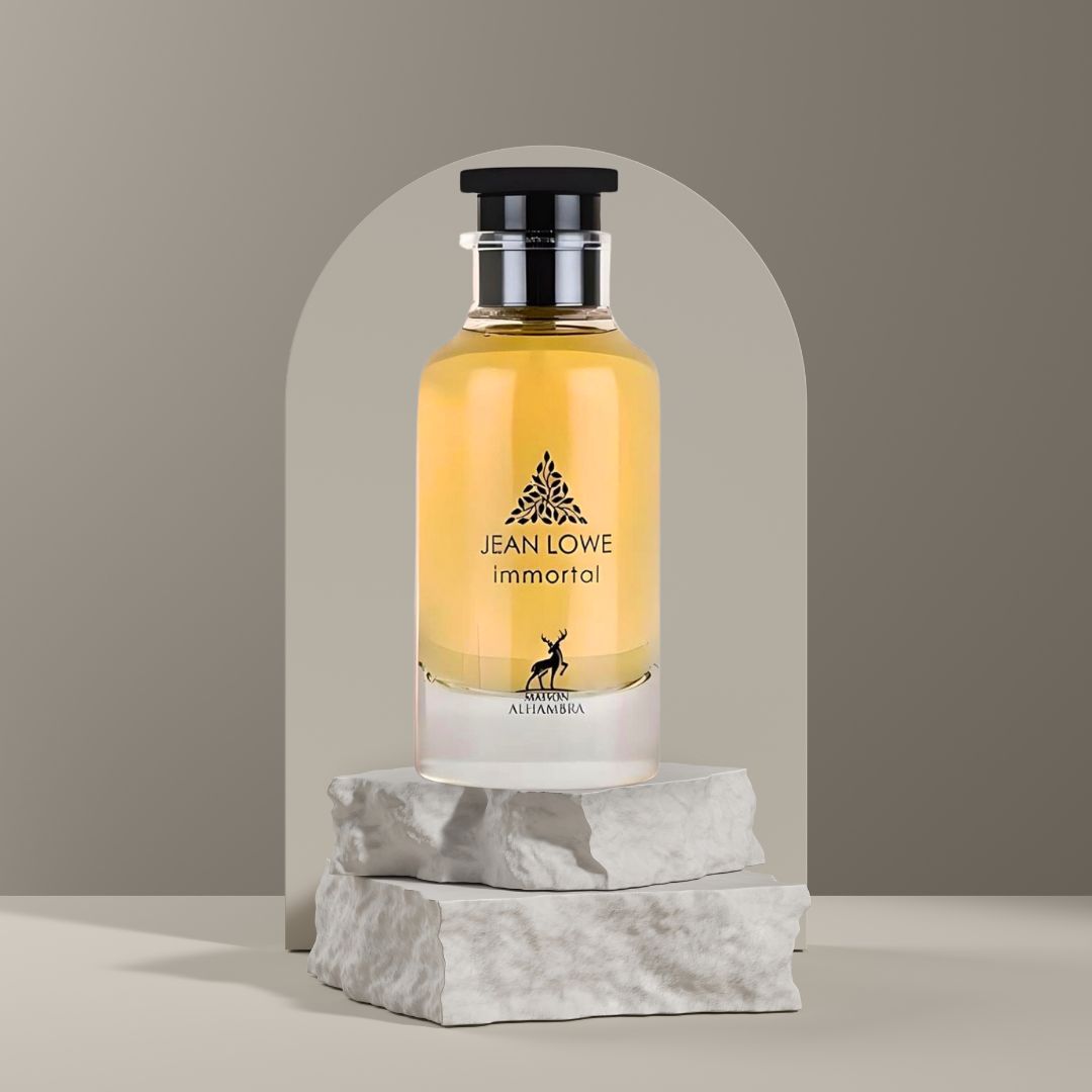 Jean Lowe Immortal for Men EDP Spray 100ML (3.4 OZ) By Maison Alhambra | Exude sophistication with every spray. (PACK OF 3) - Intense Oud