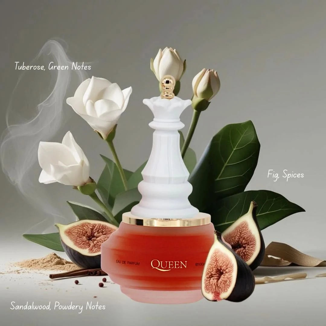 King Check Mate & Queen Check Mate Eau de Parfum Sprays 100ml (3.4 oz) by Armaf | Checkmate - A Fragrance Duel of Opulence (Bundle) - Intense Oud