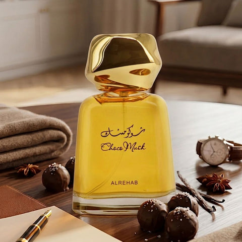 Choco Musk Eau de Parfum Spray 100ml (3.4 oz) by Al Rehab (Auction) (Velvet Pouch)