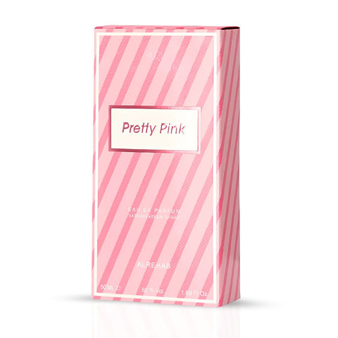 Pretty Pink Eau De Parfum Spray 50ML (1.7 OZ) By Al Rehab | A Delicate Blend Of Soft Florals & Warm Musk, Perfect For Those Who Appreciate A Fresh, Feminine Fragrance. - Intense Oud