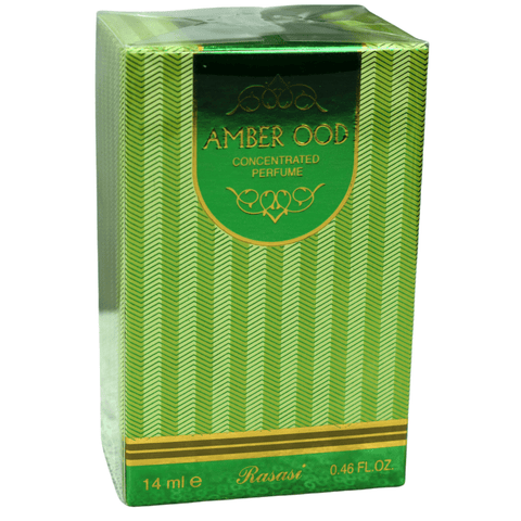 Amber Ood Perfume Oil - 14 ML by Rasasi - Intense oud