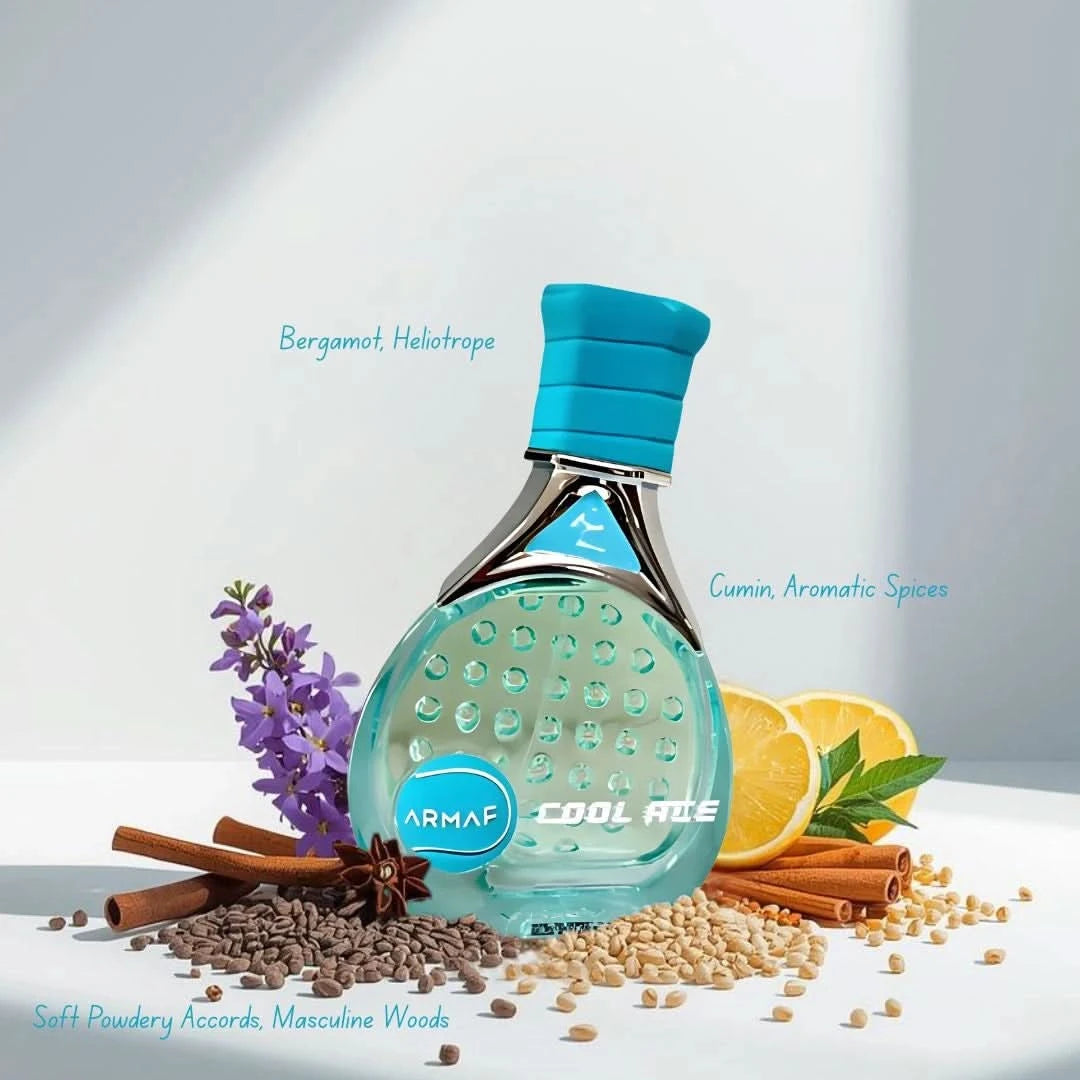 Cool Ace & Match Point Eau de Parfum Sprays 100ml (3.4oz) by Armaf | Freshness & Strength in Harmony (Bundle) - Intense Oud