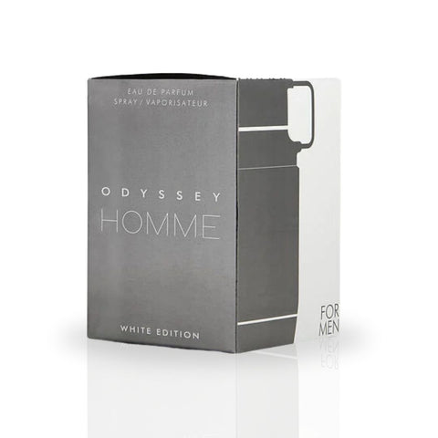 Odyssey Homme White Edition EDP Spray 100ML (3.4OZ) by Armaf | Long Lasting, Exquisite, Signature Scents. - Intense Oud