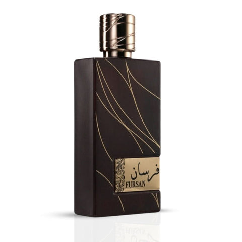 Fursan Brown Eau de Parfum Spray 100ml (3.4 oz) by Khadlaj (Velvet Pouch)
