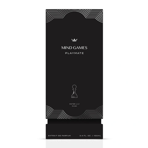 Playmate Extrait de Parfum by Mind Games, 100ml EDP bottle with elegant packaging.