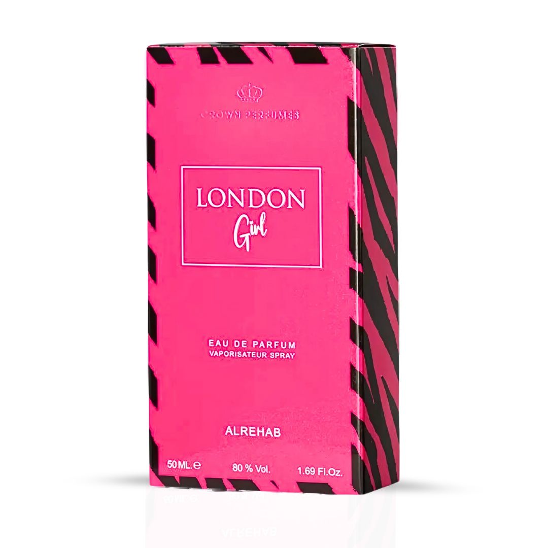 London Girl Eau De Parfum Spray 50ML (1.7 OZ) By Al Rehab | A Sweet & Sophisticated Blend Of Juicy Fruits, Delicate Florals & Vanilla. - Intense Oud