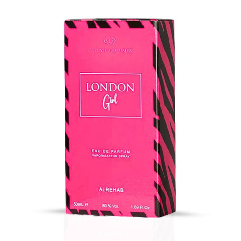 London Girl Eau De Parfum Spray 50ML (1.7 OZ) By Al Rehab | A Sweet & Sophisticated Blend Of Juicy Fruits, Delicate Florals & Vanilla. - Intense Oud