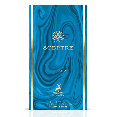 Sceptre Oceana Eau de Parfum Spray 100ml (3.4 oz) by Maison Alhambra | Where Vanilla Dreams Meet Oud’s Reign - Intense Oud