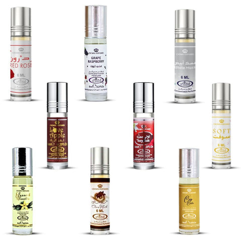 Al Rehab CPO Collection - 6ML (0.2 OZ) Perfume Oils By Al Rehab | A Versatile Collection Of Rich, Gourmand, Fruity, Floral & Musky Scents In Compact Bottles, Perfect For Any Occasion. (Pack of 9) - Intense Oud