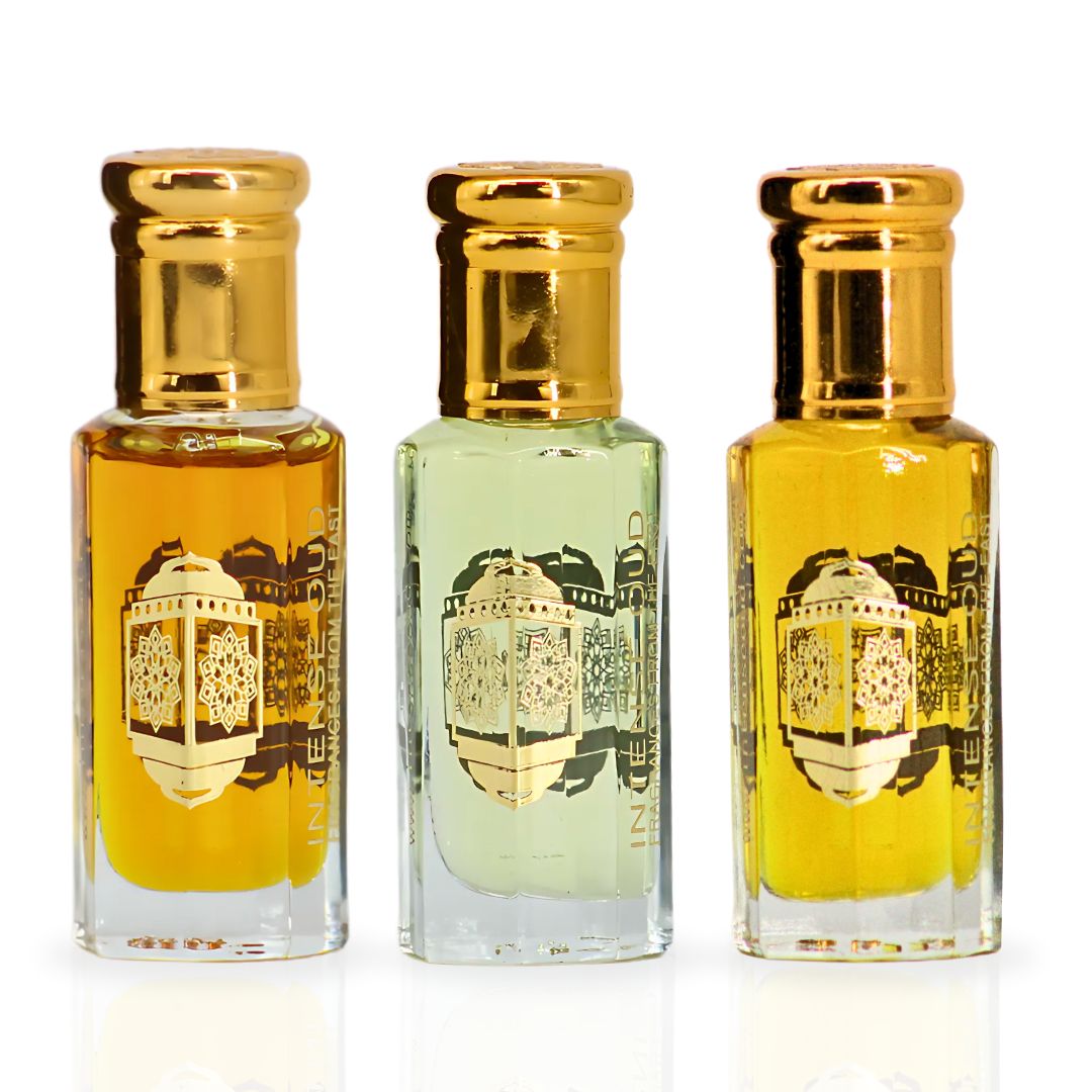 Chant 5, Lady Mile, Fawaken For Women Perfume Oils 12ML (0.40 OZ) With Black Gift Box By Intense Oud. (VALUE PACK) - Intense Oud