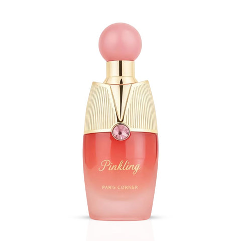 Pinkling Eau de Parfum Spray by Paris Corner in 100ml bottle, featuring a pink-colored fragrance bottle with elegant design.