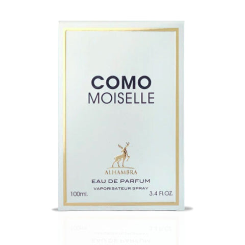 Como Moiselle Eau De Parfum Spray 100ML (3.4 OZ) By Maison Alhambra | A Luxurious Blend Of Bright Citrus, Elegant Florals & A Rich, Sensual Woody Base. - Intense Oud