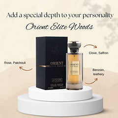 Orient Elite Woods for Men EDP - 100ml(3.4 oz) with Magnetic Gift Box Perfect For Gifting By Intense Elite - Intense Oud