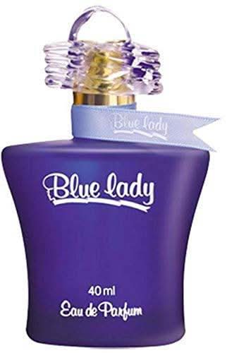 Rasasi Blue Lady and Blue for Men couple perfume bundle, featuring two elegant bottles of women's and men's fragrances.
