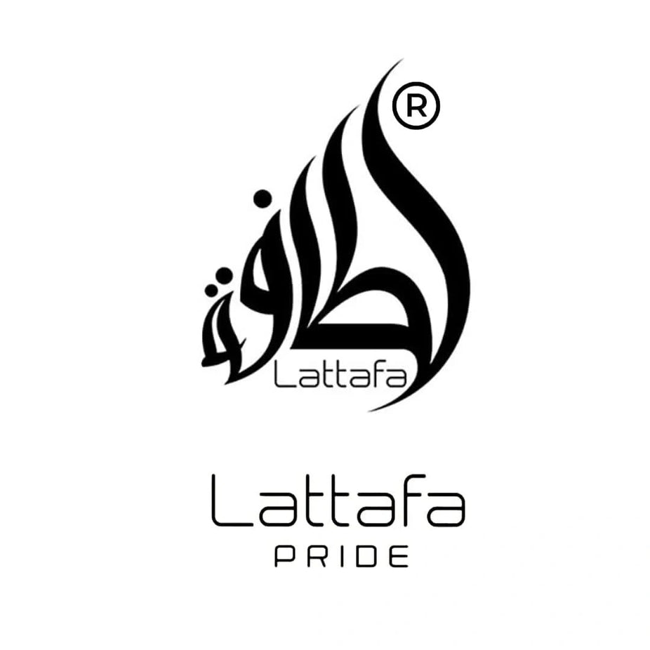 Lattafa Pride Queen of Arabia Eau De Parfum spray in velvet pouch, 100ml, with elegant packaging and floral scent.