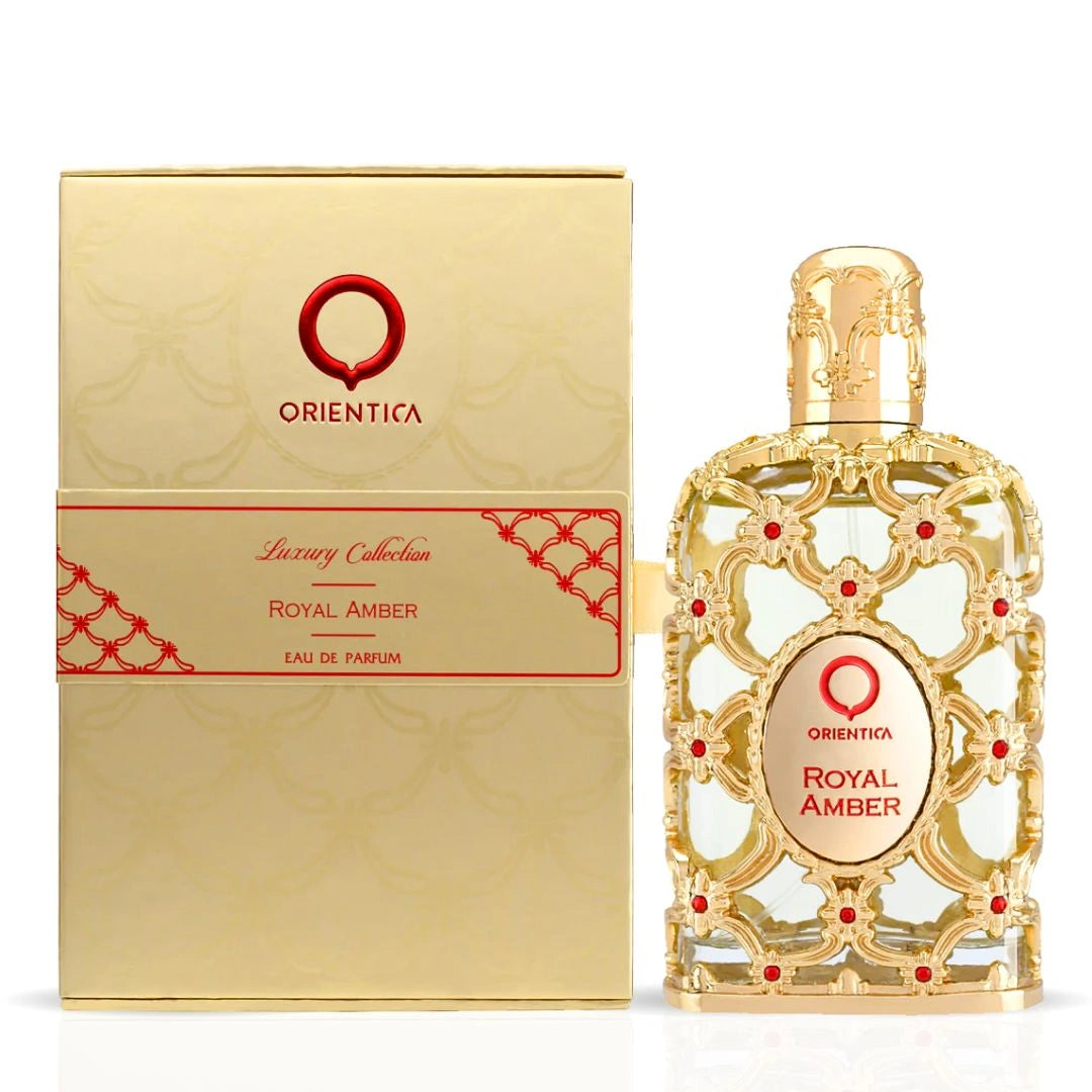 Amber Rogue & Royal Amber Eau de Parfum Sprays 80ml (2.7 Oz) by Orientica | Two Luxurious Fragrances For Every Mood (Bundle) - Intense Oud