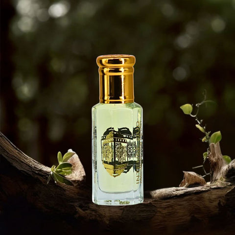 Black Extasy Men Perfume Oil by Intense Oud in a black gift box, featuring a 12ml loose oil bottle with elegant packaging.
