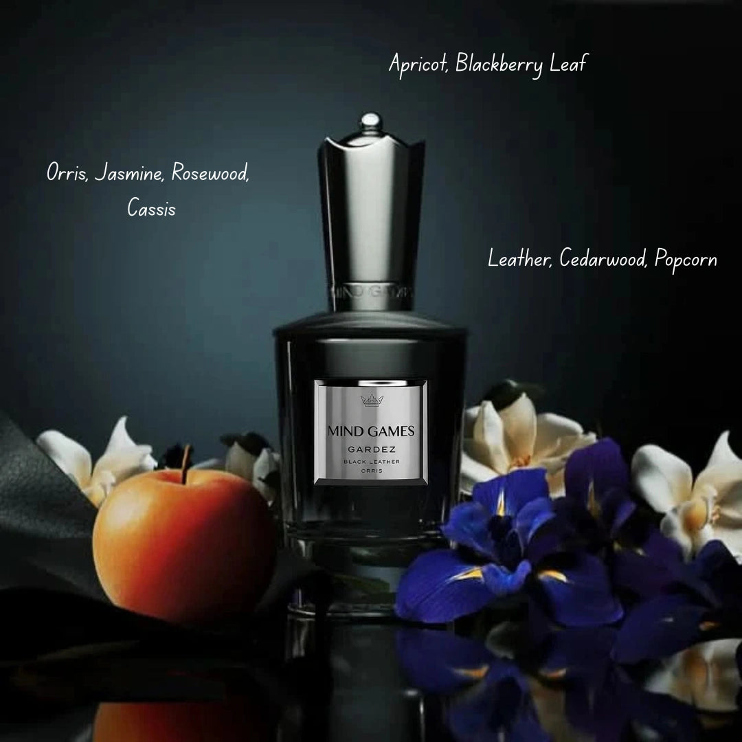 Mind Games Gardez Extrait de Parfum 100ml EDP bottle with elegant design, showcasing the luxurious fragrance packaging.