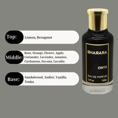 Bharara Onyx EDP Spray 100ML (3.4 OZ) by BHARARA | Long Lasting, Refreshing, Floral, Luxurious Scents. - Intense Oud